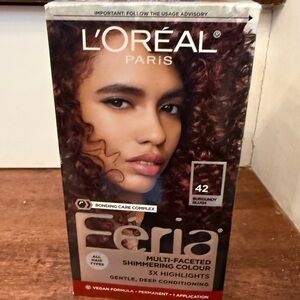 NWT L'Oreal Paris Feria 42 Burgundy Blush Hair Color